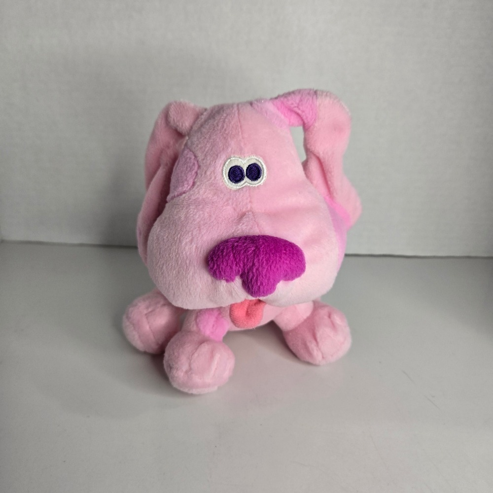 Blues Clues Magenta Plush 1998 Floppy Beanbag Viacom Nick Jr Stuffed Animal Pink